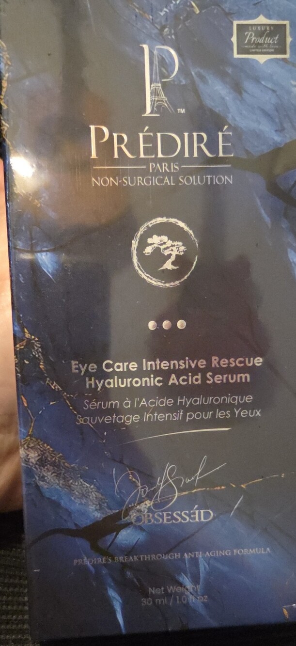 Prédiré Paris Eye Care Intensive Rescue Hyaluronic Acid Serum - Blue